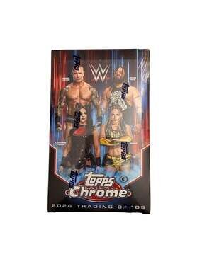 2026 Topps Chrome WWE Hobby Box Factory Sealed 12 packs